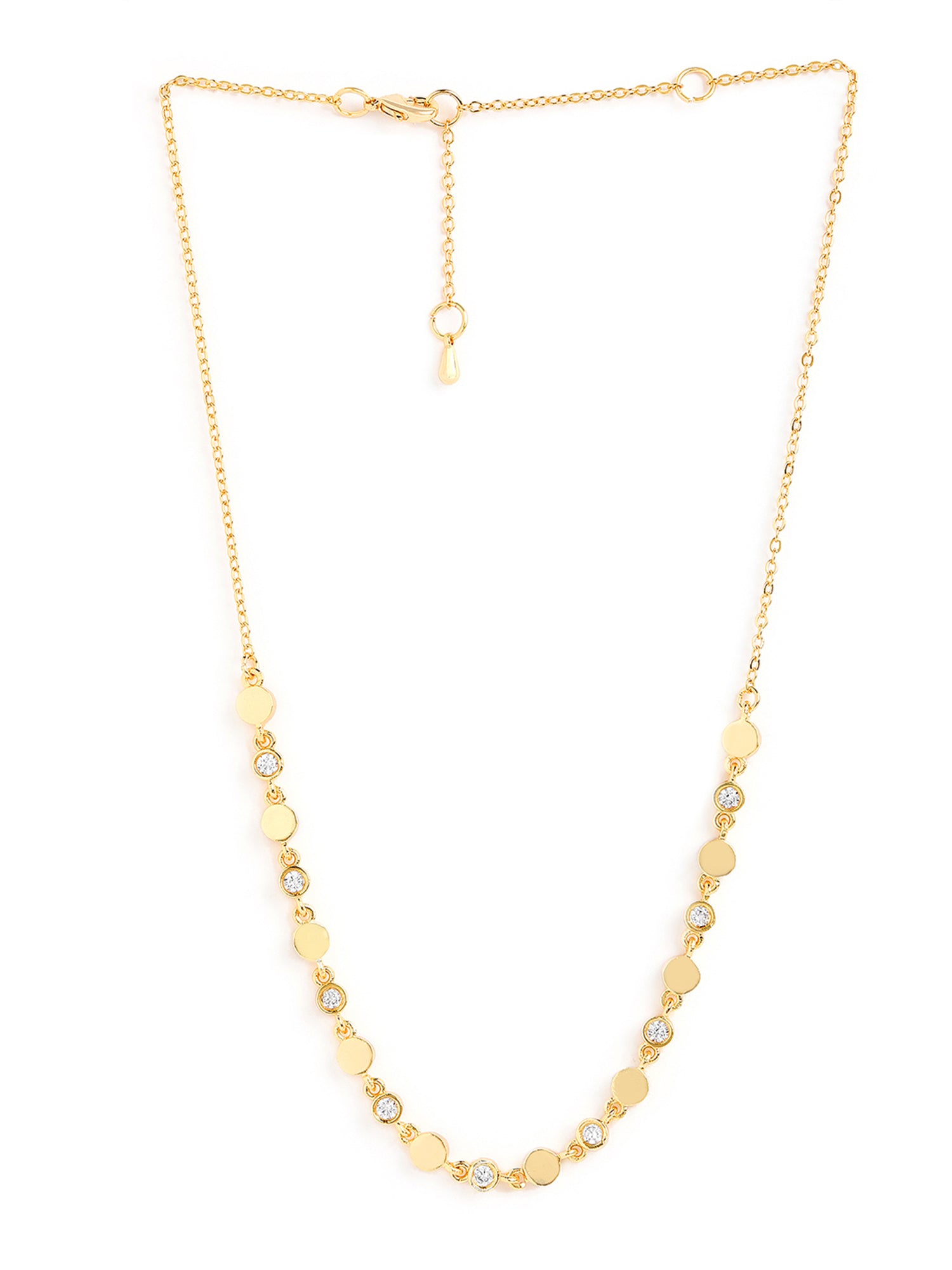 MINUTIAE Gold-Plated Minimal Necklace