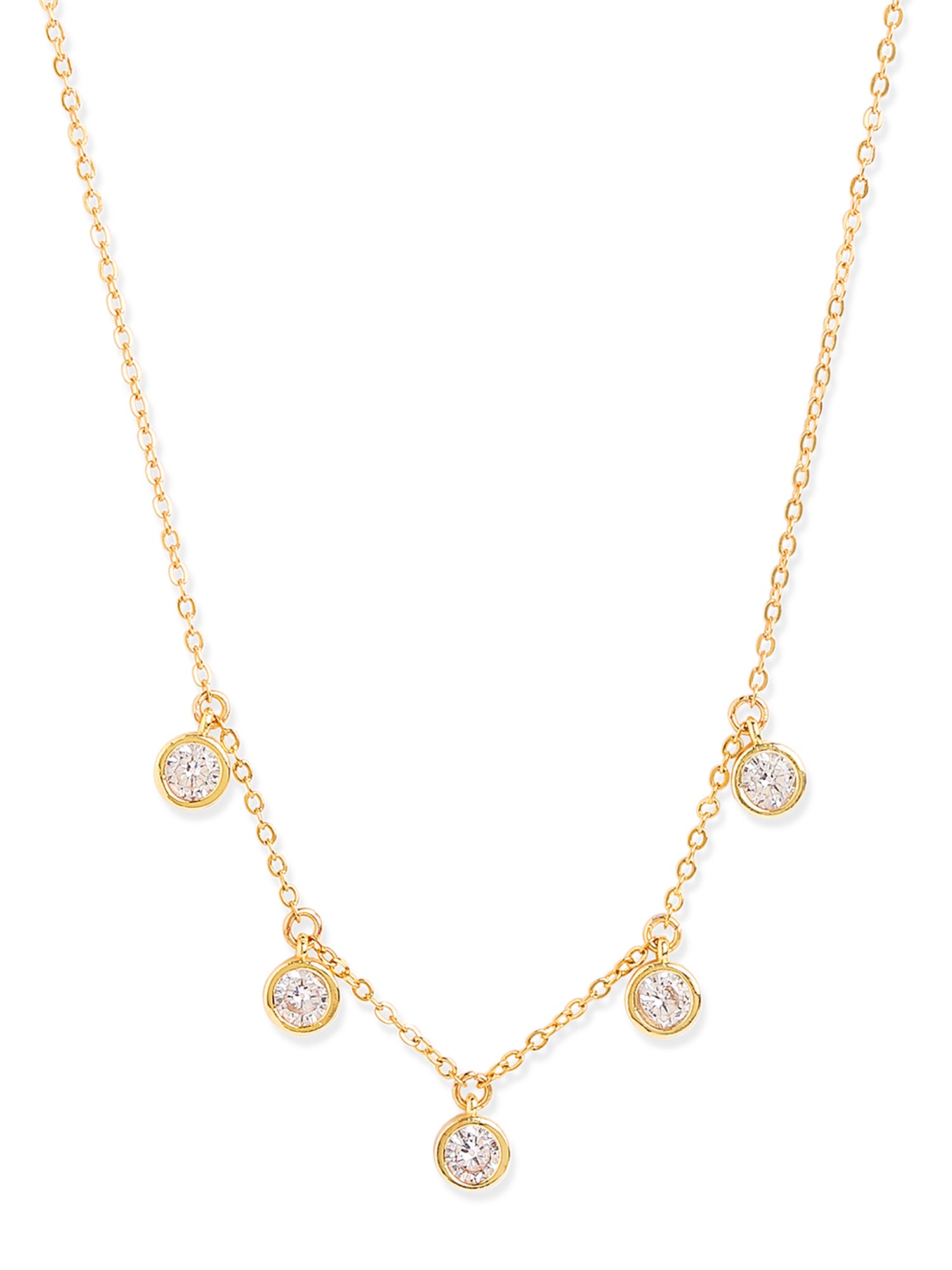 MINUTIAE Gold-Plated Minimal Necklace