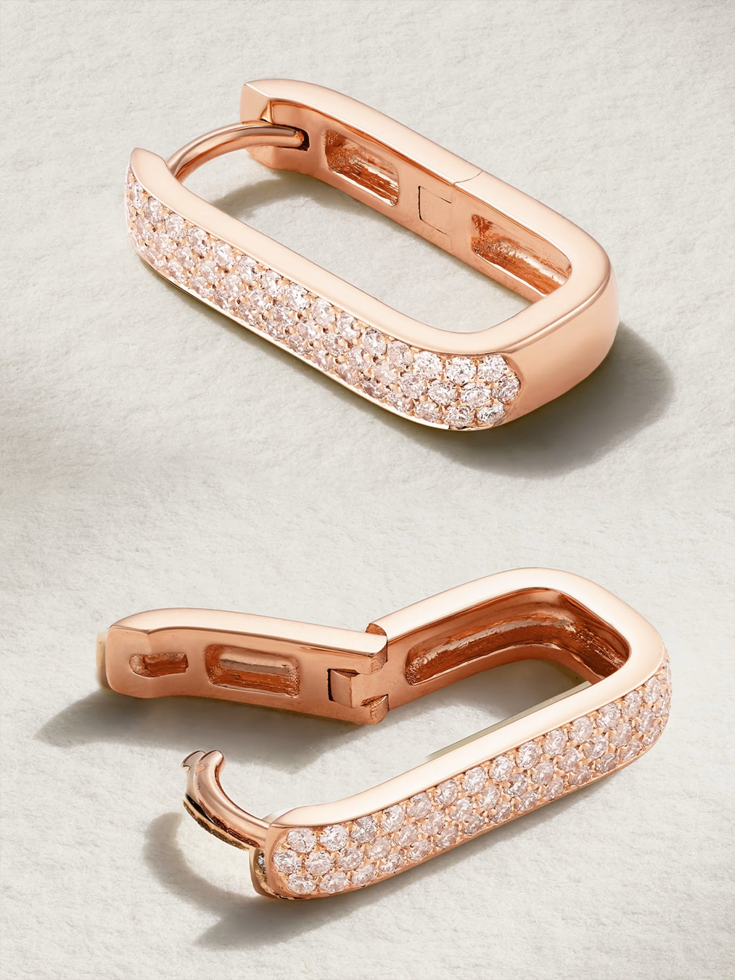 MINUTIAE Gold-Plated Contemporary Hoop Earrings For Women's & Girl