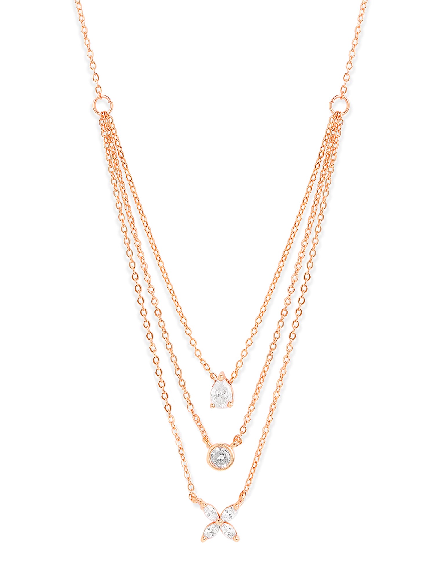 MINUTIAE Gold-Plated Layered Minimal Necklace