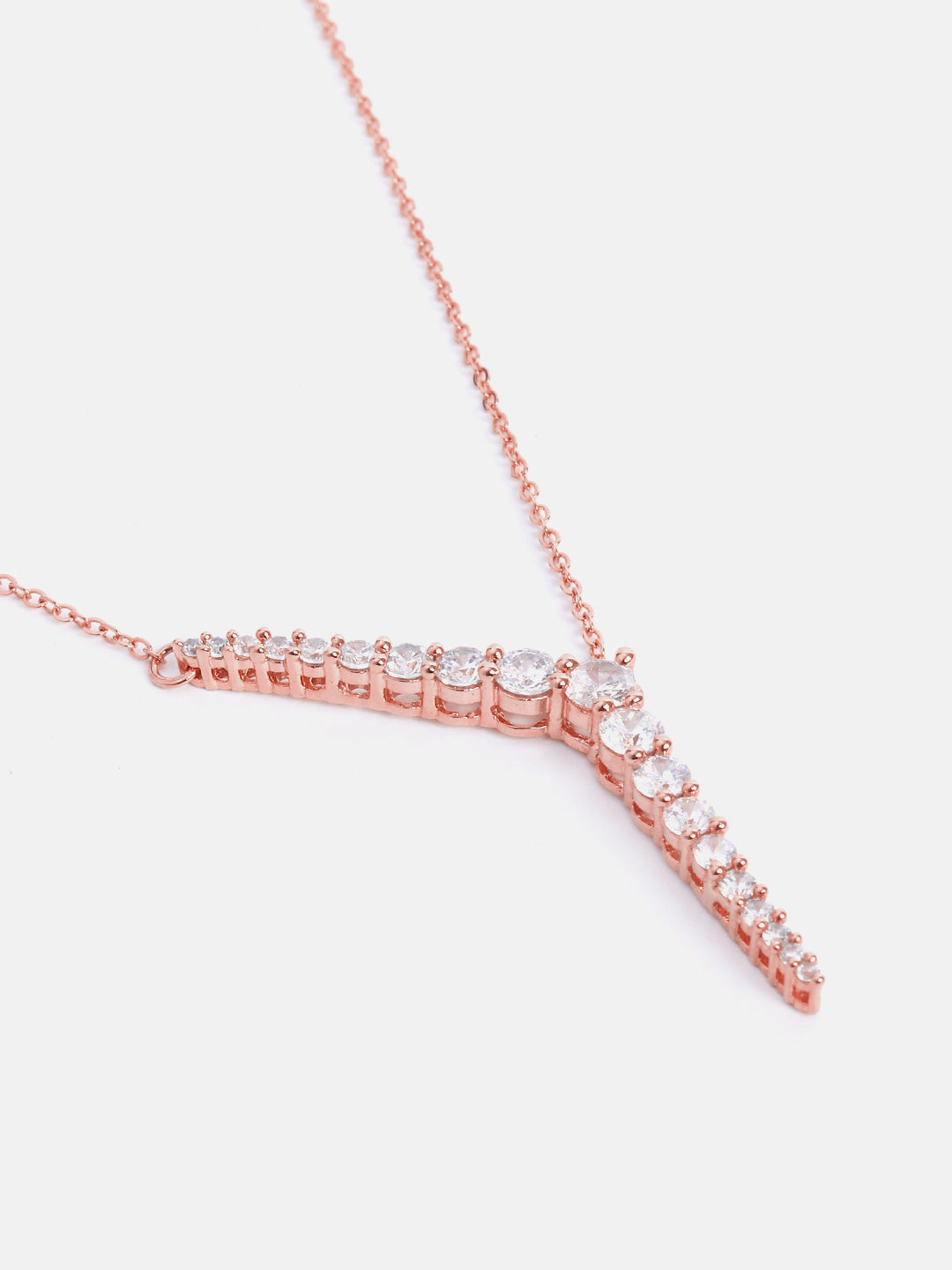 Crystal Encrusted Y Necklace