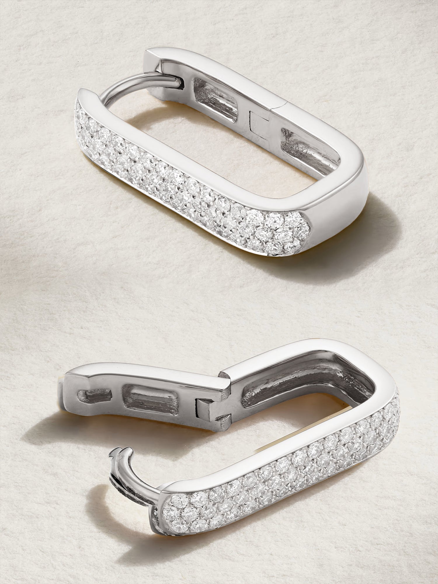 MINUTIAE Gold-Plated Contemporary Hoop Earrings For Women's & Girl