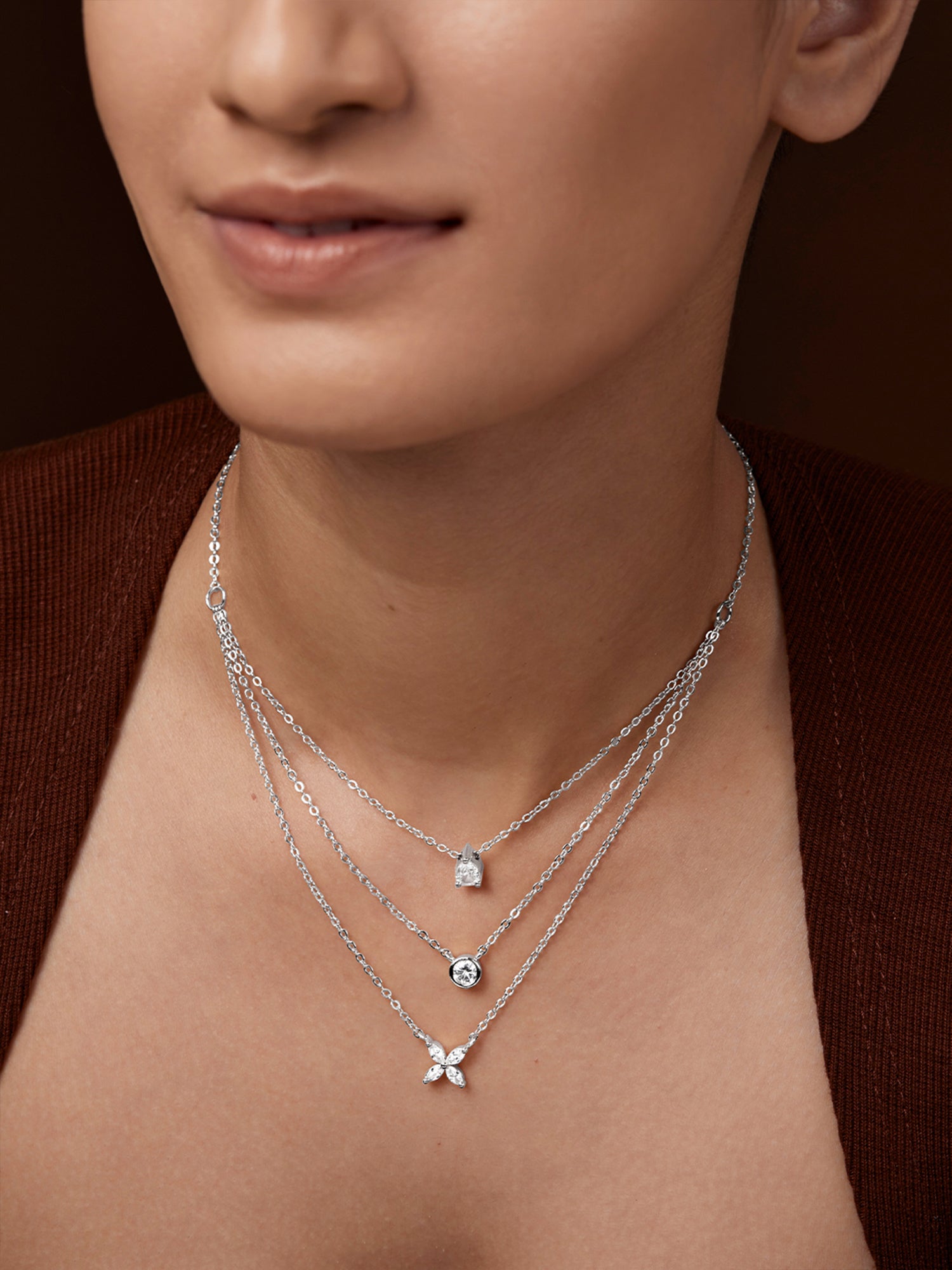 MINUTIAE Gold-Plated Layered Minimal Necklace