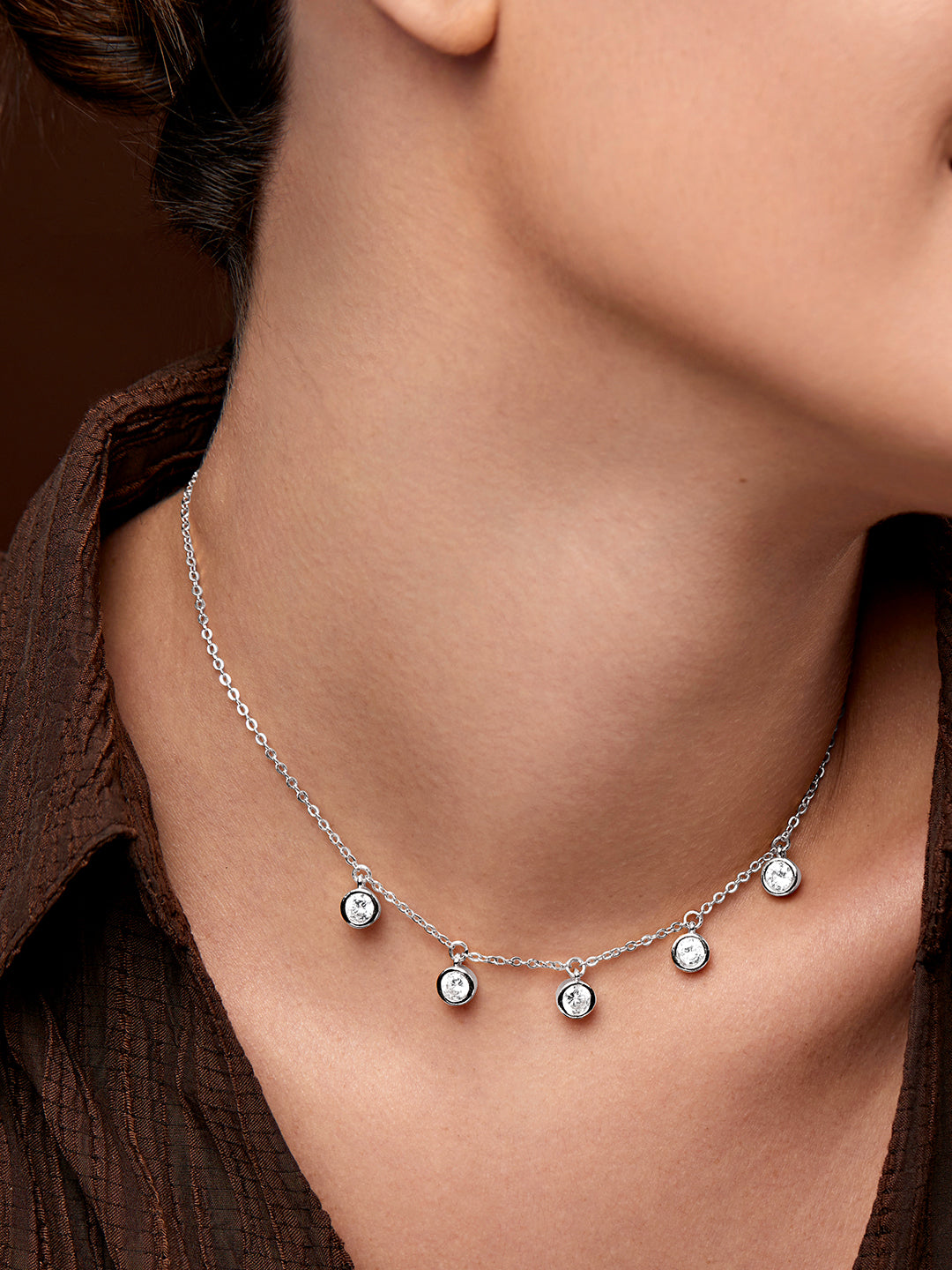 MINUTIAE Gold-Plated Minimal Necklace