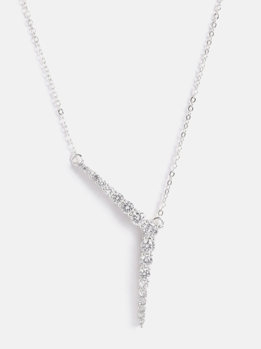 Crystal Encrusted Y Necklace