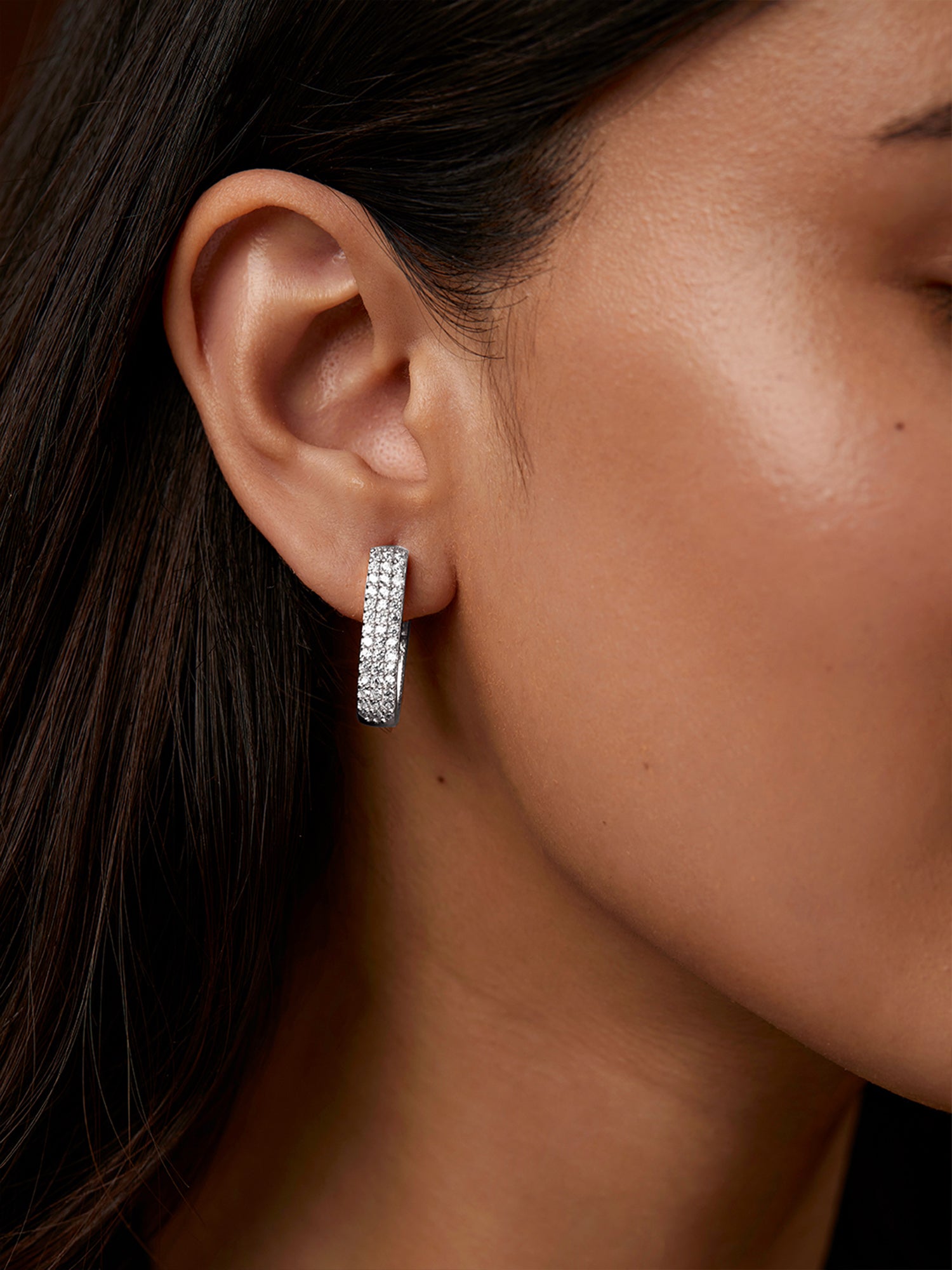 MINUTIAE Gold-Plated Contemporary Hoop Earrings For Women's & Girl