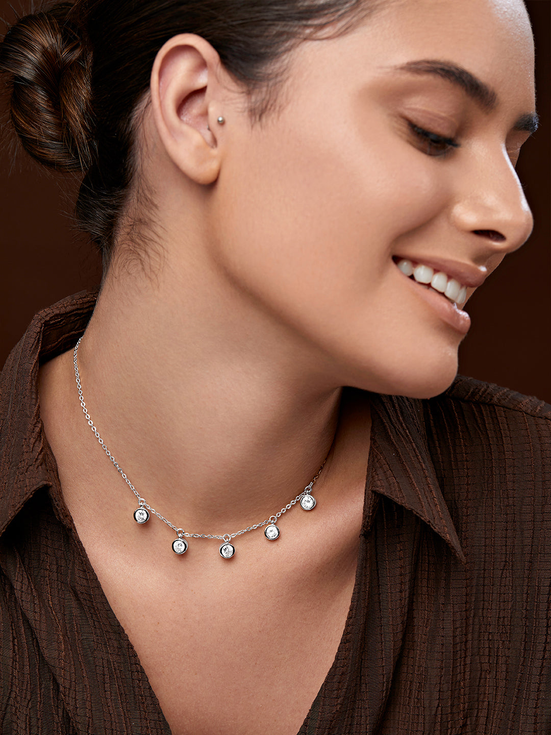 MINUTIAE Gold-Plated Minimal Necklace