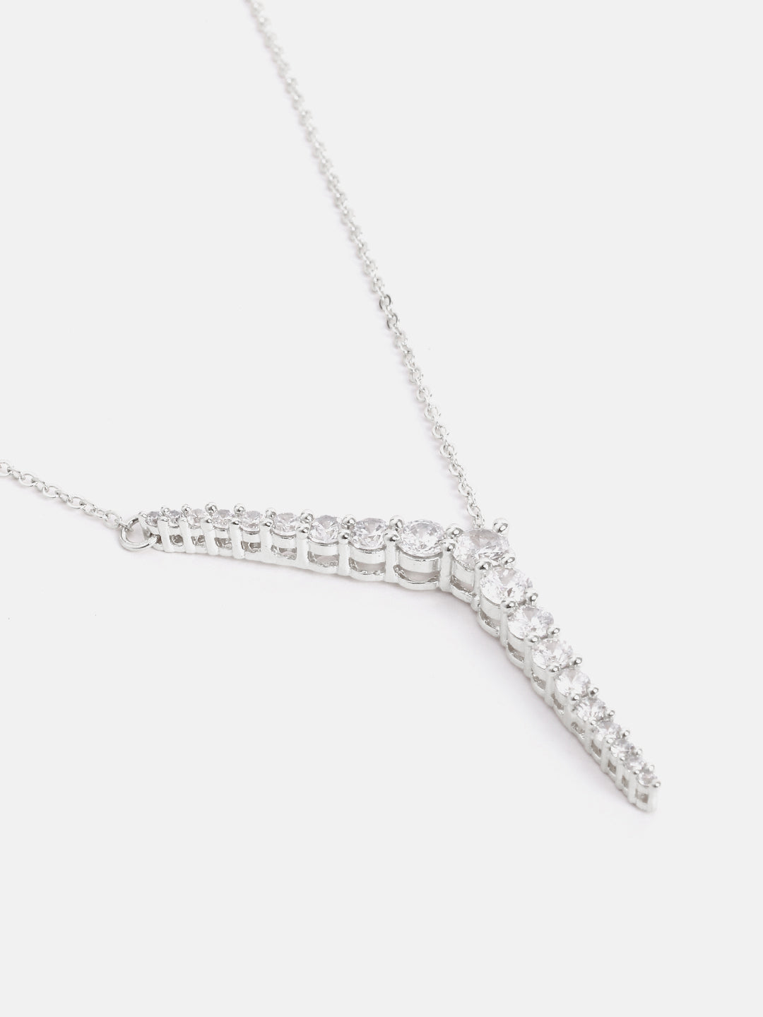 Crystal Encrusted Y Necklace