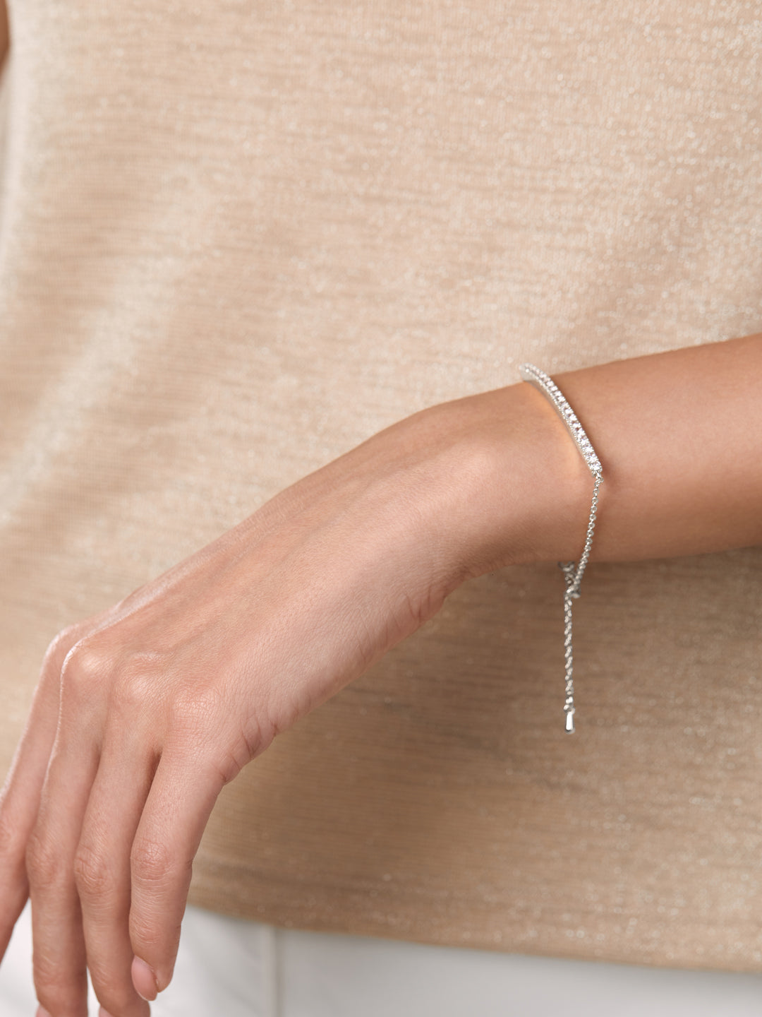 Crystals Bar Bracelet