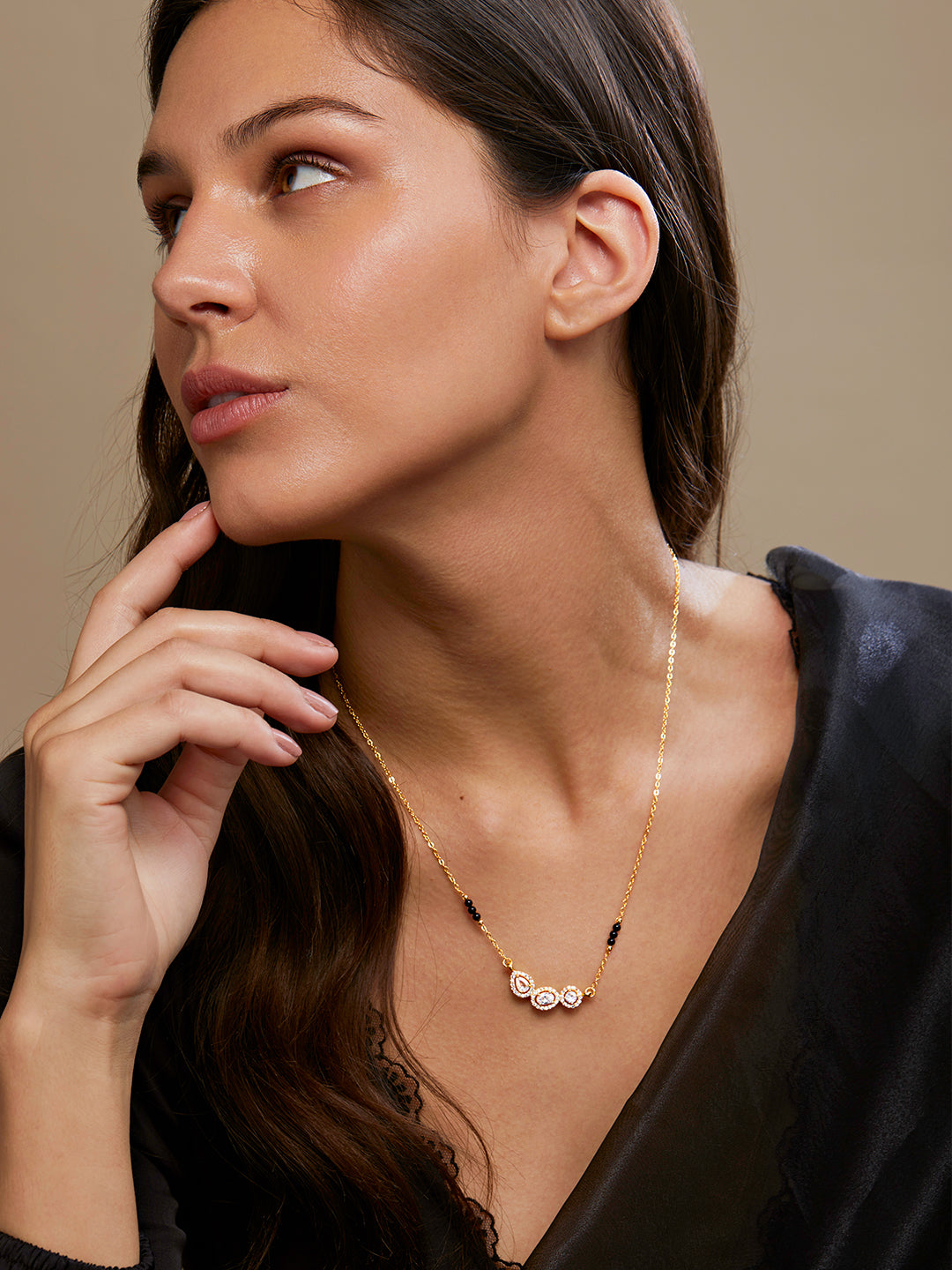 Contemporary Style Diamond Mangalsutra