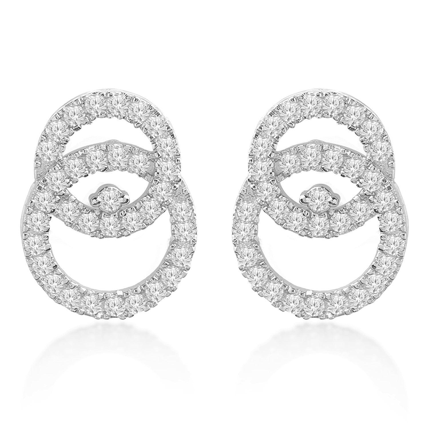 Inter Linking Crystal Studs