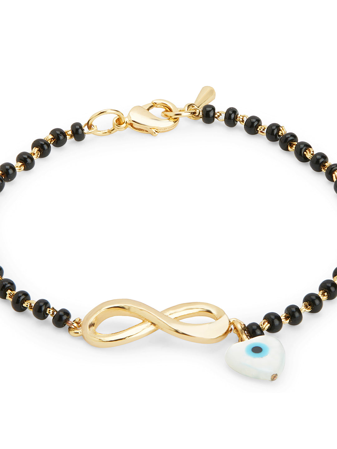 Infinity Charm Mangalsutra Charm Bracelet