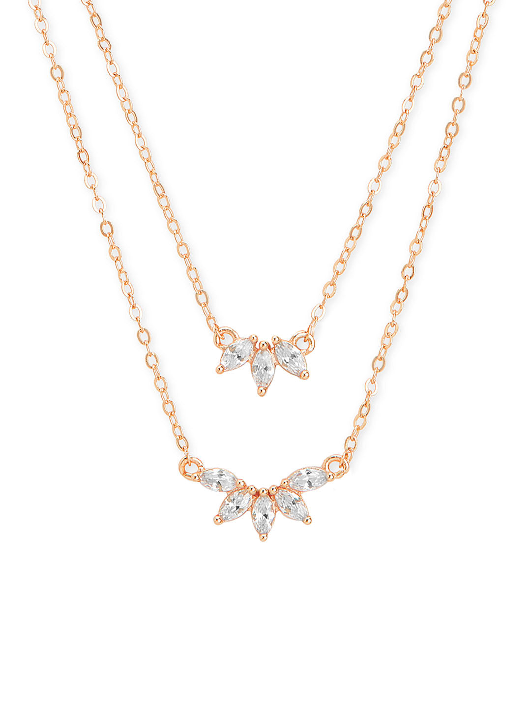 Marquis Shape Diamond Necklace